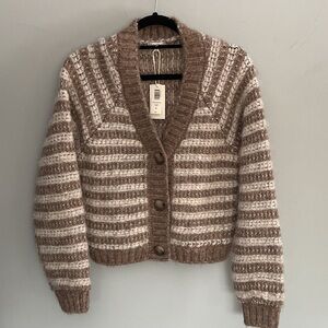 Z Supply Striped Cardigan NWT